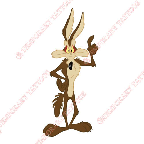 Wile E Coyote Customize Temporary Tattoos Stickers NO.724